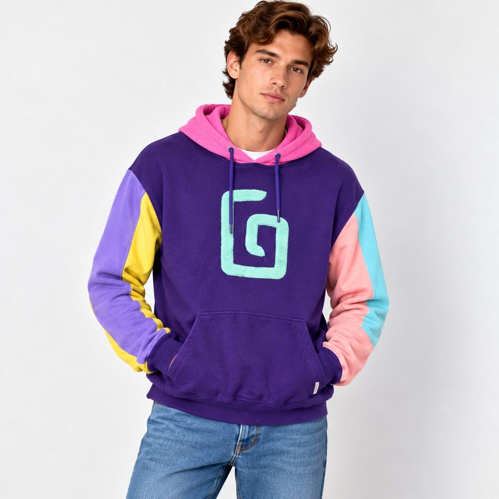 Karl Jacobs Enchantment Hoodie 2021 Limited Edition Colorblock Unisex Size L
